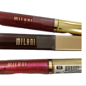 3 Milani Matte Shine Hypnotic lights lip lacquers new FREE‎ with purchase